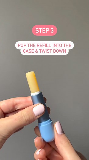 How to refill our new natural Lip Balm 😍💄It’s as easy as 1, 2, 3! Available to buy on our website now 💚 | Wild