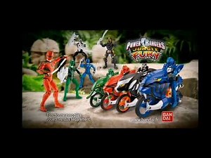 French Bandai Power Rangers Jungle Fury toy commercials