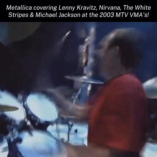 Metallica playing a medley of covers at the 20th annual MTV Video Music Awards 🤘🎸 #metallica #metal #songcover #guitarsolo #guitar #guitarriff #guitarchords #guitarcover #lennykravitz #nirvana #jackwhite #thewhitestripes #michaeljackson #concert #live #archives #musicians #show | guitaristes.officiel