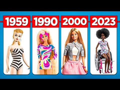 Barbie Evolution 1959 - 2023