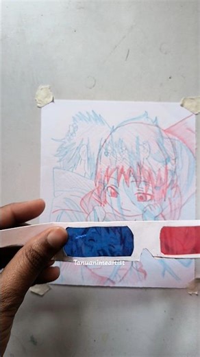 Itachiuchiha & Sasuke uchiha : the pain and sacrifice of brother 😱#shorts #anime #drawing #itachi