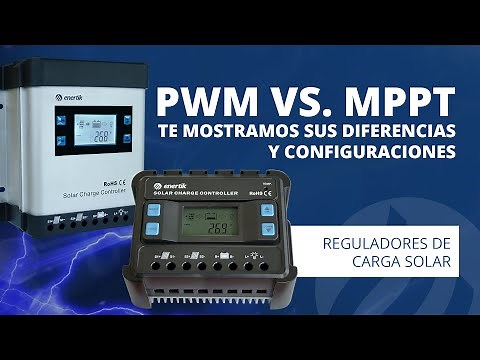 Conexión y funcionamiento de un regulador solar PWM y un regulador solar MPPT