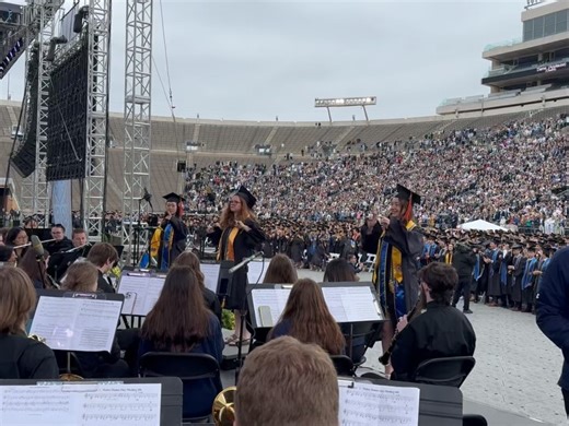 University of Notre Dame Band on Reels