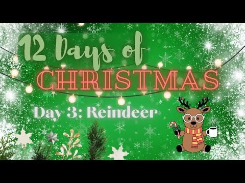 🦌 12 DAYS OF CHRISTMAS NAILS! DAY 3: REINDEER GLOW-UP! 🌟 | Holiday Nail Art Series!