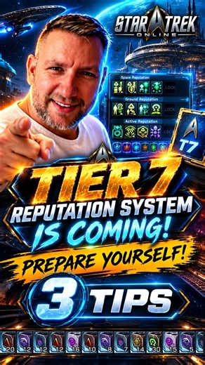 TIER 7 REPUTATION IS COMING TO STAR TREK ONLINE! #sto #gaming #startrekonline #tier7 #reputation
