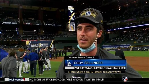 46K views · 180 shares | "The best feeling in the world." - Cody Bellinger on the Los Angeles Dodgers winning the World Series! | MLB Network | Facebook