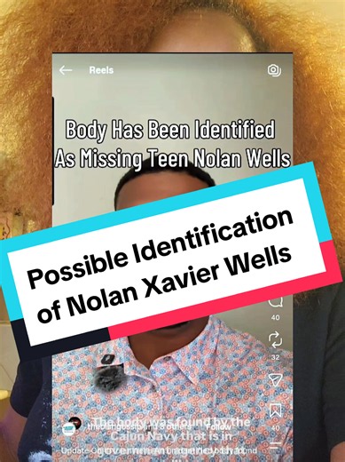 Some news reports have a possible identification of the body found on horn island as nolan xavier wells #hornisland #nolanwells #mississippi #missing #greenscreen