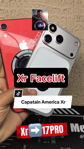 iPhone Repair: Captain America Shield on XR 17Pro