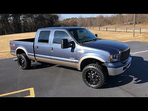 Bulletproof, whistling, full exhaust, tuned, nasty 2005 Ford F-250 Lariat 6.0 turbo diesel!