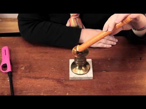How to Keep Tall Candles Straight in Holders : Fun & Decorative Crafts