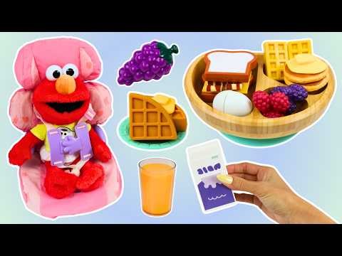 Sesame Street Elmo's Morning Routine Getting Ready for School!
