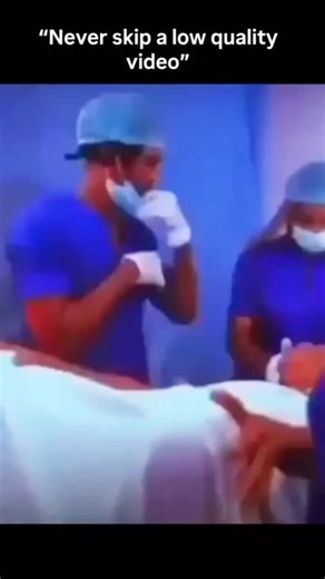 Azam Reaction Video on Instagram: "The video opens in a surgical setting: two medical staff wearing blue scrubs, hats and masks stand over the patient lying on an operating table.The atmosphere is tense and clinical until the lead "surgeon" dramatically extracts not scalpels or device but a bright red lollipop on stick.With exaggerated seriousness, he presents it to camera, then proceeds to administer it into the patient's mouth as if performing important procedures.Second staff watches with dis