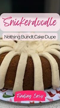 Snickerdoodle Nothing Bundt Cake Dupe