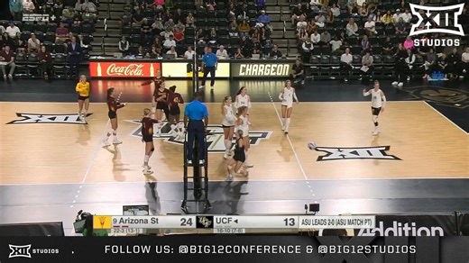 Sun Devils keep the winning streak HOT🔥 #9 Arizona State vs. UCF Volleyball Highlights⬇️ #Big12VB | Sun Devil Volleyball | Big 12 Conference