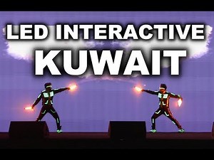 LED Interactive Performance | Light Dance Group in Kuwait by Skeleton Dance Crew