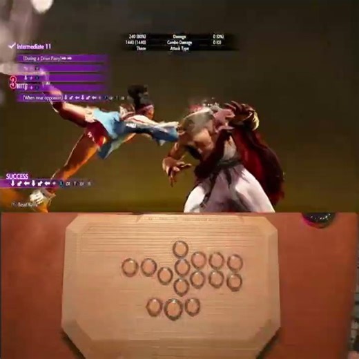 Lily's combos on a Wooden Hitbox / Leverless controller #leverless #Hitbox #haute42