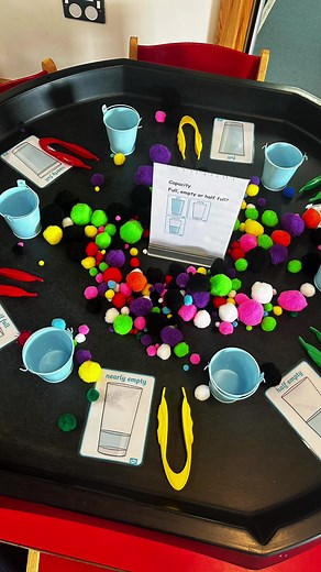 Exploring Capacity with Tuff Tray Activities