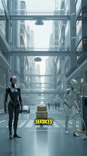 Humanoid Robot's Will Control Entire City 😱🤖✨ #futuremobility #futurerobots #technology #ai #shorts