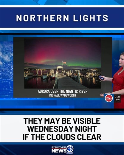 So you're telling us there's a chance, Jill Gilardi? Check out photos from last night below. | WFSB - Channel 3 Eyewitness News