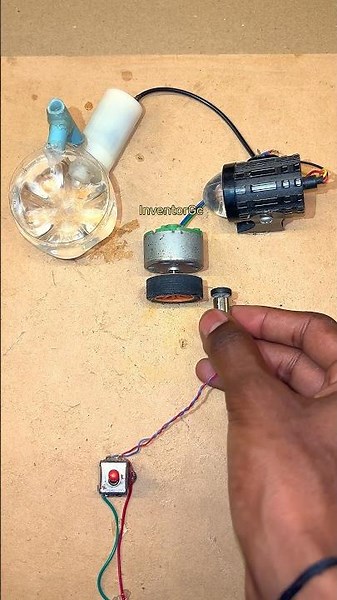 Dc_Motor How to Run a Mini Water Pump and LED Light with a Coreless Motor