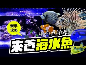 一看就學會，你的第一個海水缸教學！How to Start a Saltwater Fish Tank? Beginner Guide.
