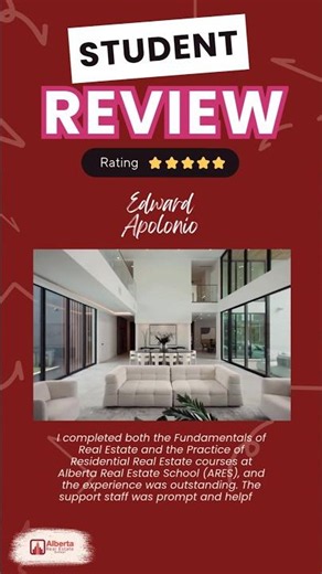 What A Review Edward #AlbertaRealEstateSchool