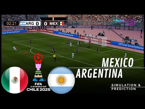 MEXICO SUB 20 vs. ARGENTINA SUB 20 | Copa Mundial de Fútbol Sub-20 | Partido completo simulación