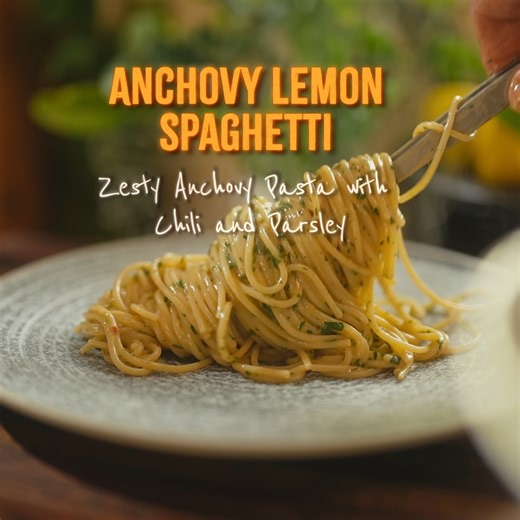 Chef Joel Mielle on Instagram: "Most people think anchovy pasta tastes salty or strong. But when you melt them the right way, they turn into this silky lemon-chili sauce that feels like it came out of a back alley Italian kitchen. This is one of those quick Italian pastas I always make when I’m travelling. I want big flavour without fuss, and this one delivers every time. Most of the ingredients are usually on hand which is what I love. The anchovies melt into the butter, the chili adds a little