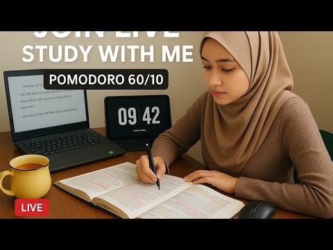 🔴LIVE STUDY /KHAIRUL BASIC MATH SOLUTION UNITARY METHOD 📌POMODORO 60/10