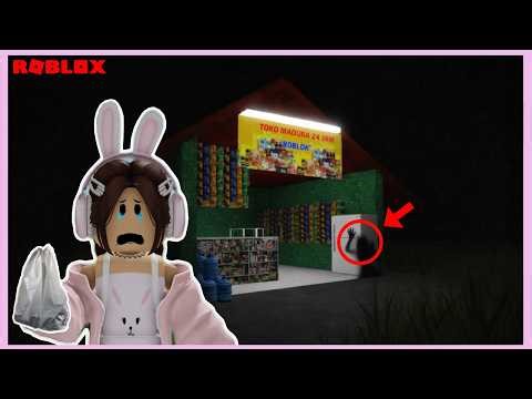 JAGA WARUNG MADURA DI MALAM HARI.. TAPI PEMBELINYA ANOMALI SEMUA?!😱 | ROBLOX