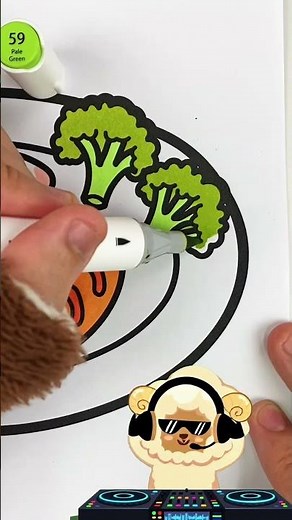 Coloring a Delicious Breakfast Plate 🍳🥓 + Free Coloring Page