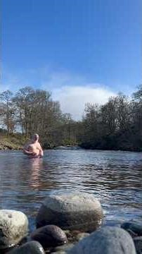 Sunny wild swim #adventure #wildswimming #riverswim