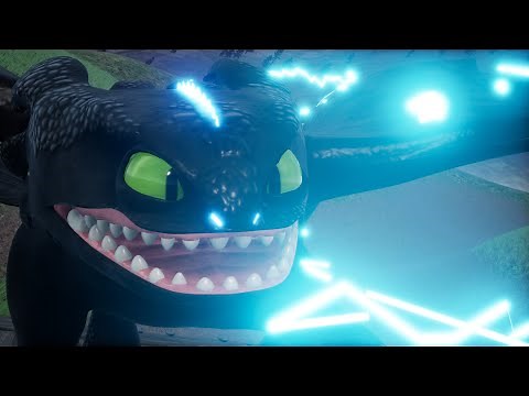 Alpha Night Fury Vs Deadly Nadder (Animation Video) Dragons SFM