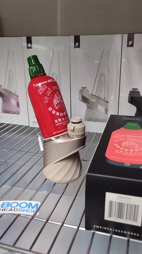 Custom Sriracha Glass Top for Puffco Devices