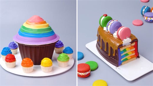 When cupcakes and macarons share the same colors