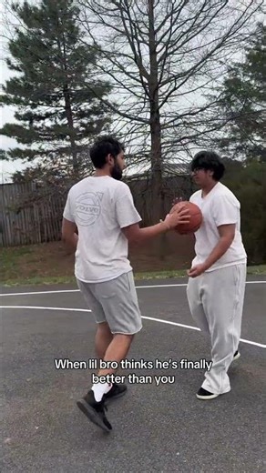 Gotta show him the levels 😭 #basketball #shorts