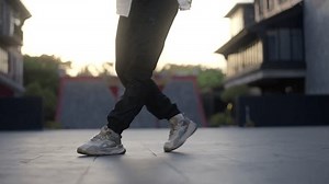 Sneakers, Breakdancing, Man, Town Square, Bangkok