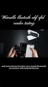 wearable bluetooth rfid reader testing