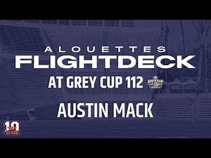 Austin Mack - Grey Cup 112 Media Day