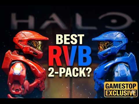Red vs Blue is BACK! Jazwares Halo 2-Pack Gamestop Exclusive Review