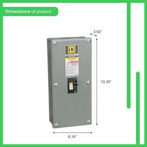 QO2000NS - Enclosed molded case switch, QO, 100A, 2 pole, 240VAC, 10kA, plug in mount, NEMA 1 | Schneider Electric USA