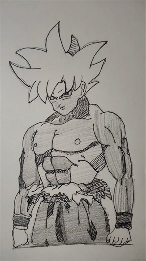 gokku drawing #anime #dragoball #drawing #drawing