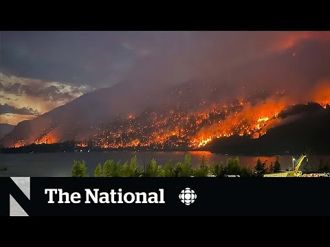 Fires rip through 2 B.C. communities with the help of strong winds