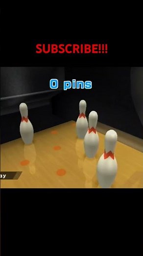 GUTTER BALL!! #wii #bowling #funny #games #wiisports #gaming