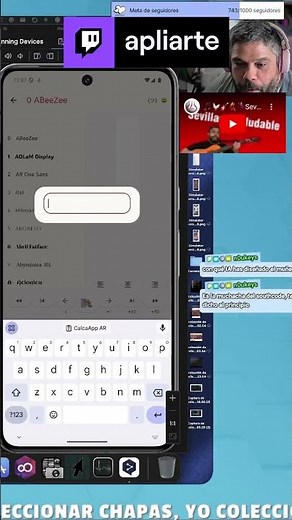 CalcaApp en directo | Desarrollo y pruebas en vivo de la app 🎮📱