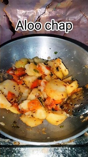 lets make aaloo chap at home in 5 minutes #youtubeshorts #minivlog #cooking #chap #trending