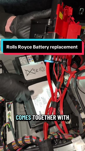 Rolls Royce 12V Battery Replacement Process
