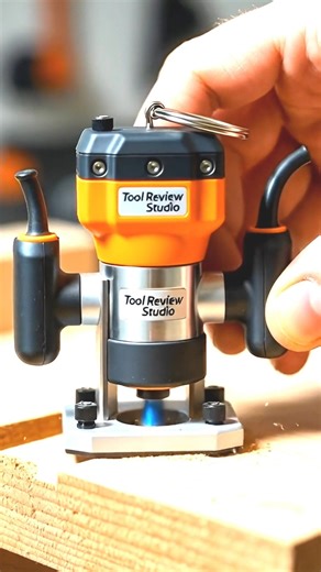 Mini Wood Router Cutting Wood Perfectly | Satisfying Mini Tools ASMR