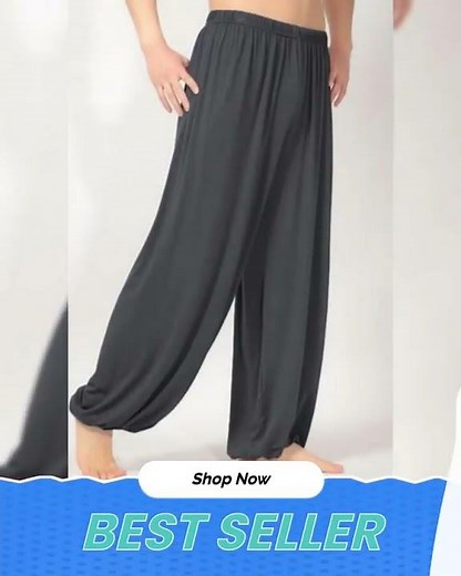 Men's Full Size Elastic Waist Pants Plus Size