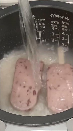 \\ 炊飯器に入れるだけ / あずきバー赤飯